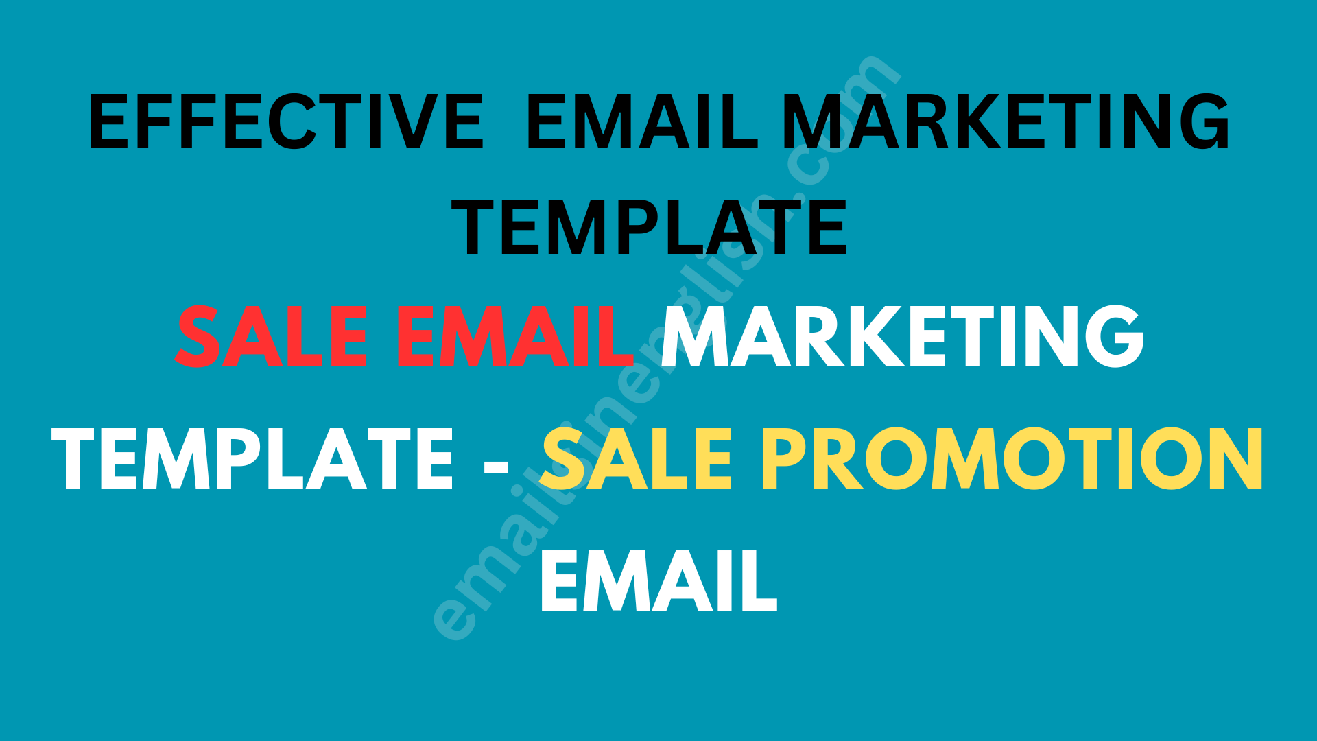 Sale Email Marketing Template - Sale Promotion Email - Email Marketing 